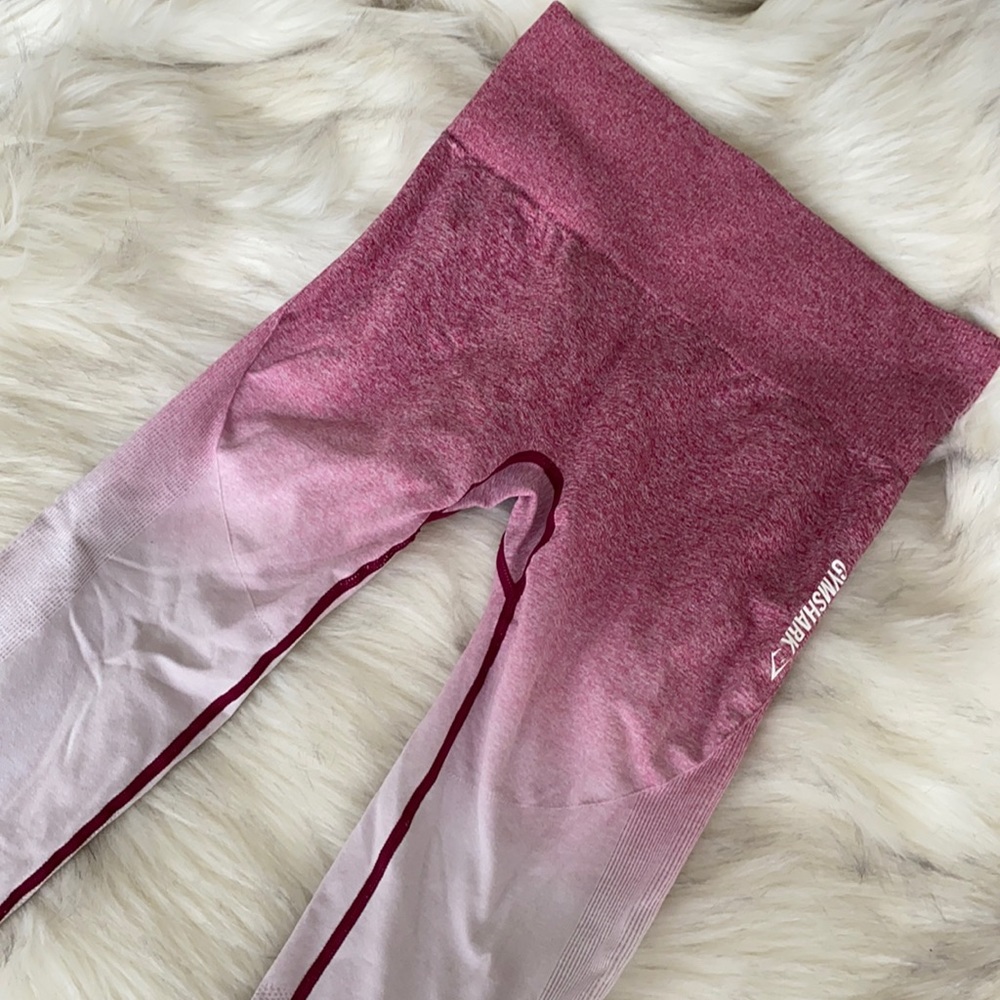 Gymshark Pink Ombré Seamless Leggings